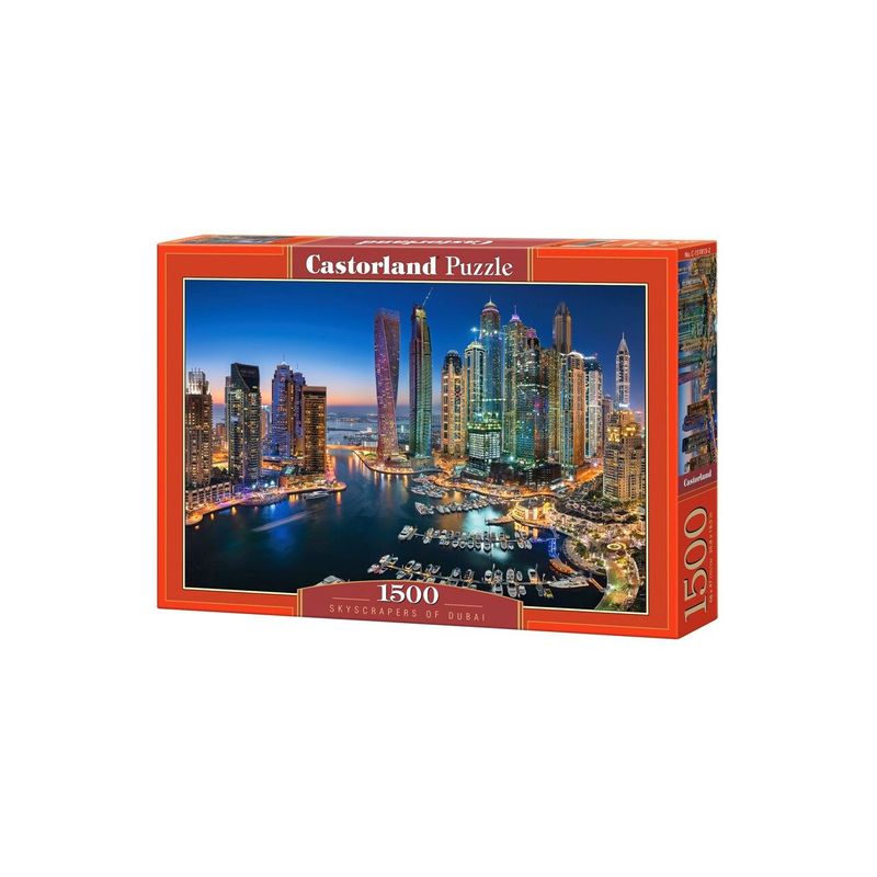 Jucarii, Copii si Bebe - Jucarii si jocuri - Jocuri si puzzle - Puzzle - Puzzle Castorland - Skyscrapers of Dubai, 1500 piese - Infinity.ro