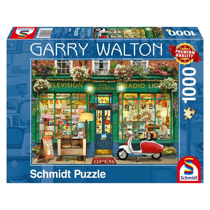 Jucarii, Copii si Bebe - Jucarii si jocuri - Jocuri si puzzle - Puzzle - Puzzle Schmidt - Garry Walton: Electronics Shop, 1000 piese - Infinity.ro