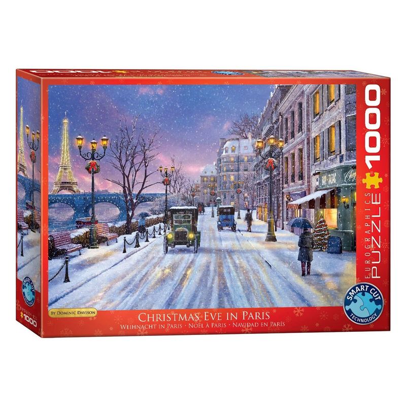 Jucarii, Copii si Bebe - Jucarii si jocuri - Jocuri si puzzle - Puzzle - Puzzle Eurographics - Dominic Davison: Christmas Eve in Paris, 1000 piese - Infinity.ro