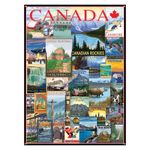 Jucarii, Copii si Bebe - Jucarii si jocuri - Jocuri si puzzle - Puzzle - Puzzle Eurographics - Travel Canada Vintage Posters, 1000 piese - Infinity.ro