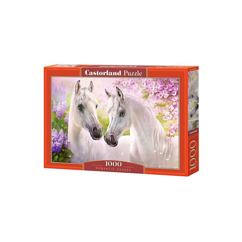 Jucarii, Copii si Bebe - Jucarii si jocuri - Jocuri si puzzle - Puzzle - Puzzle Castorland - Romantic Horses, 1000 piese - Infinity.ro