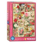 Jucarii, Copii si Bebe - Jucarii si jocuri - Jocuri si puzzle - Puzzle - Puzzle Eurographics - Roses Seed Catalogue, 1000 piese - Infinity.ro