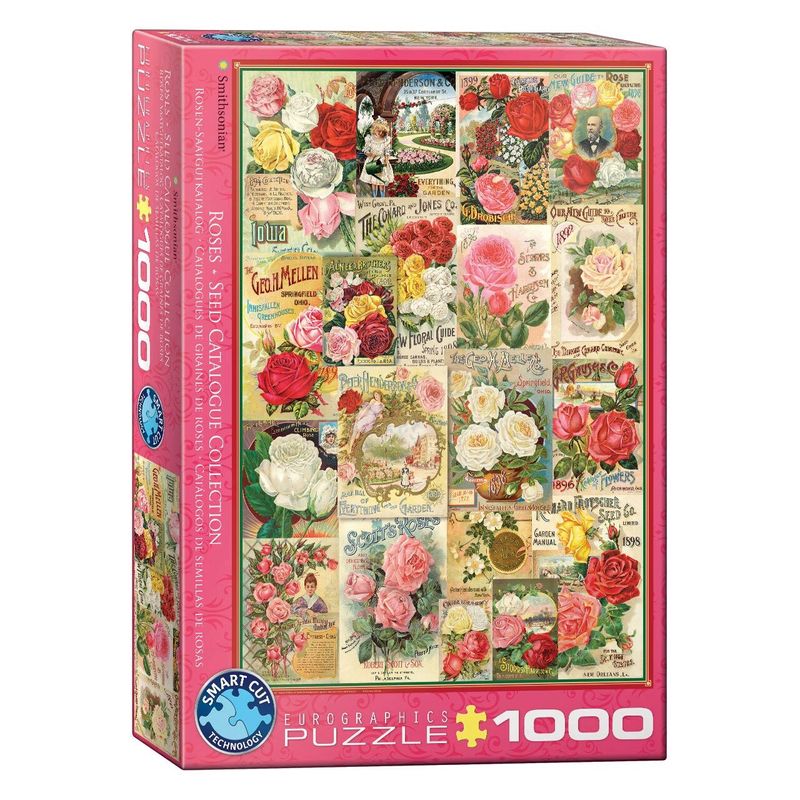 Jucarii, Copii si Bebe - Jucarii si jocuri - Jocuri si puzzle - Puzzle - Puzzle Eurographics - Roses Seed Catalogue, 1000 piese - Infinity.ro