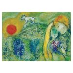 Jucarii, Copii si Bebe - Jucarii si jocuri - Jocuri si puzzle - Puzzle - Puzzle Eurographics - Marc Chagall: The Lovers of Vence, 1000 piese - Infinity.ro