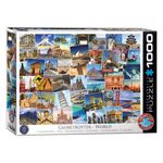 Jucarii, Copii si Bebe - Jucarii si jocuri - Jocuri si puzzle - Puzzle - Puzzle Eurographics - World Globetrotter, 1000 piese - Infinity.ro