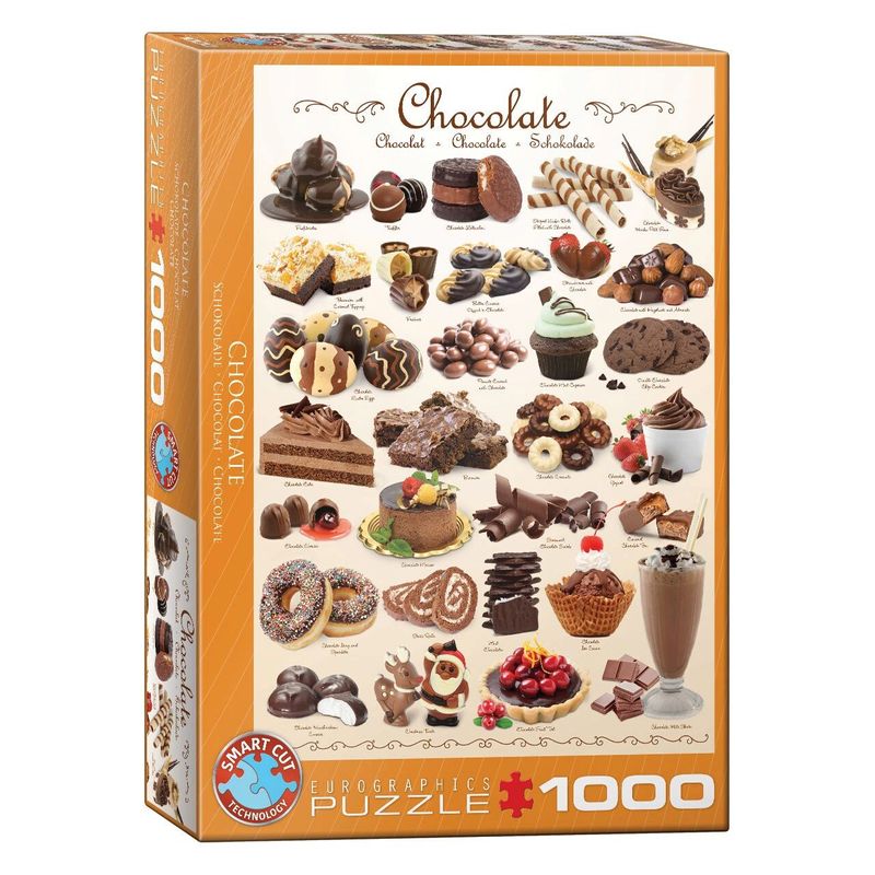 Jucarii, Copii si Bebe - Jucarii si jocuri - Jocuri si puzzle - Puzzle - Puzzle Eurographics - Sweet Line - Chocolate, 1000 piese - Infinity.ro
