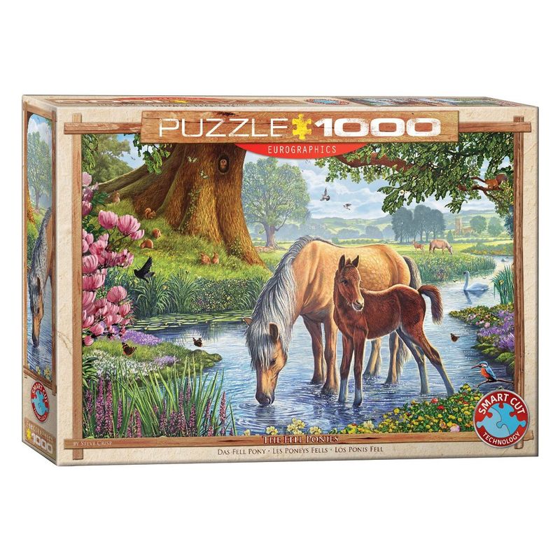 Jucarii, Copii si Bebe - Jucarii si jocuri - Jocuri si puzzle - Puzzle - Puzzle Eurographics - Steve Crisp: The Fell Ponies, 1000 piese - Infinity.ro