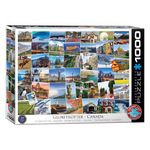 Jucarii, Copii si Bebe - Jucarii si jocuri - Jocuri si puzzle - Puzzle - Puzzle Eurographics - Globetrotter - Canada, 1000 piese - Infinity.ro