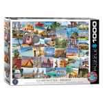 Jucarii, Copii si Bebe - Jucarii si jocuri - Jocuri si puzzle - Puzzle - Puzzle Eurographics - Globetrotter Mexico, 1000 piese - Infinity.ro