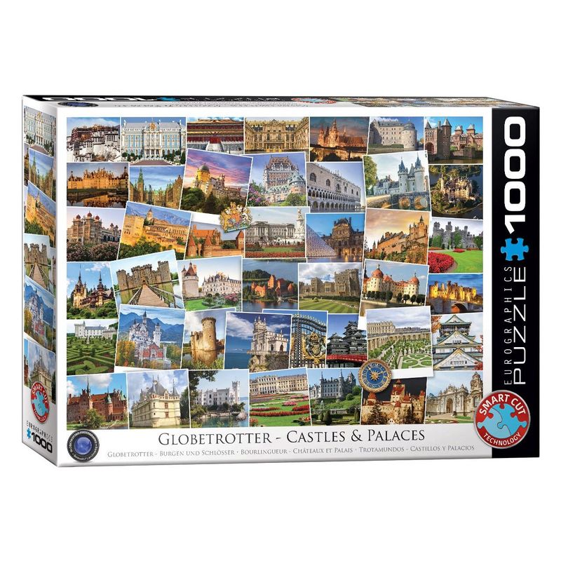 Jucarii, Copii si Bebe - Jucarii si jocuri - Jocuri si puzzle - Puzzle - Puzzle Eurographics - Globetrotter - Castles and Palaces, 1000 piese - Infinity.ro
