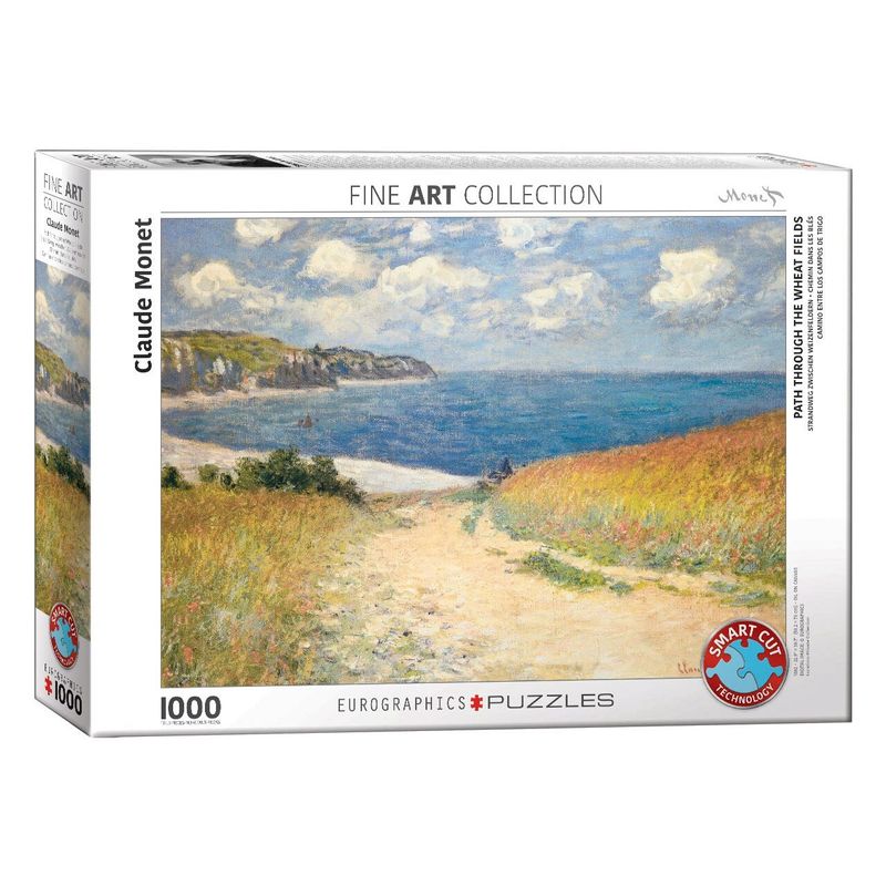 Jucarii, Copii si Bebe - Jucarii si jocuri - Jocuri si puzzle - Puzzle - Puzzle Eurographics - Claude Monet: Path through the Wheat Fields, 1000 piese - Infinity.ro