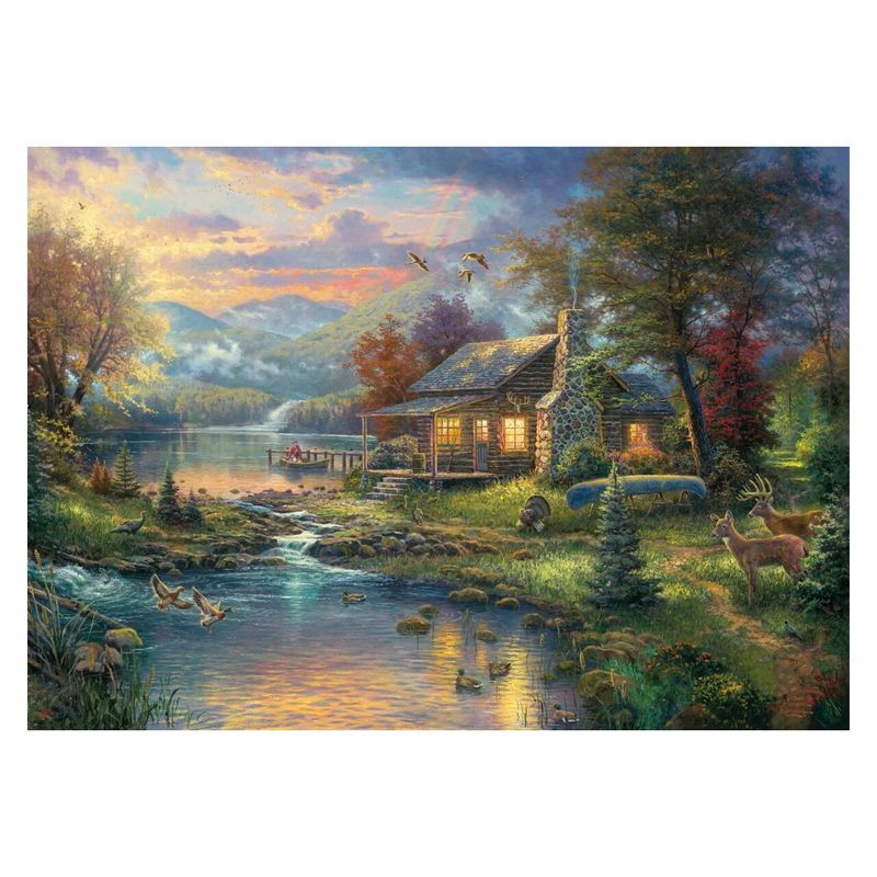 Jucarii, Copii si Bebe - Jucarii si jocuri - Jocuri si puzzle - Puzzle - Puzzle Schmidt - Thomas Kinkade: Paradisul naturii, 1000 piese - Infinity.ro