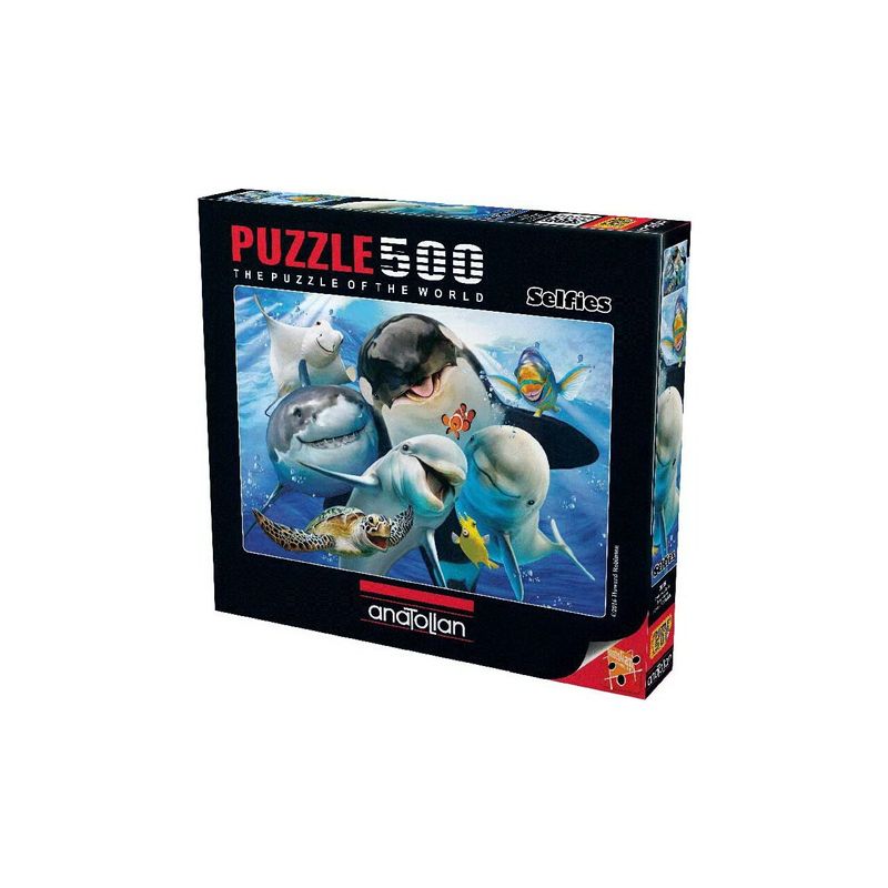 Jucarii, Copii si Bebe - Jucarii si jocuri - Jocuri si puzzle - Puzzle - Puzzle Anatolian - Ocean Selfie, 500 piese - Infinity.ro