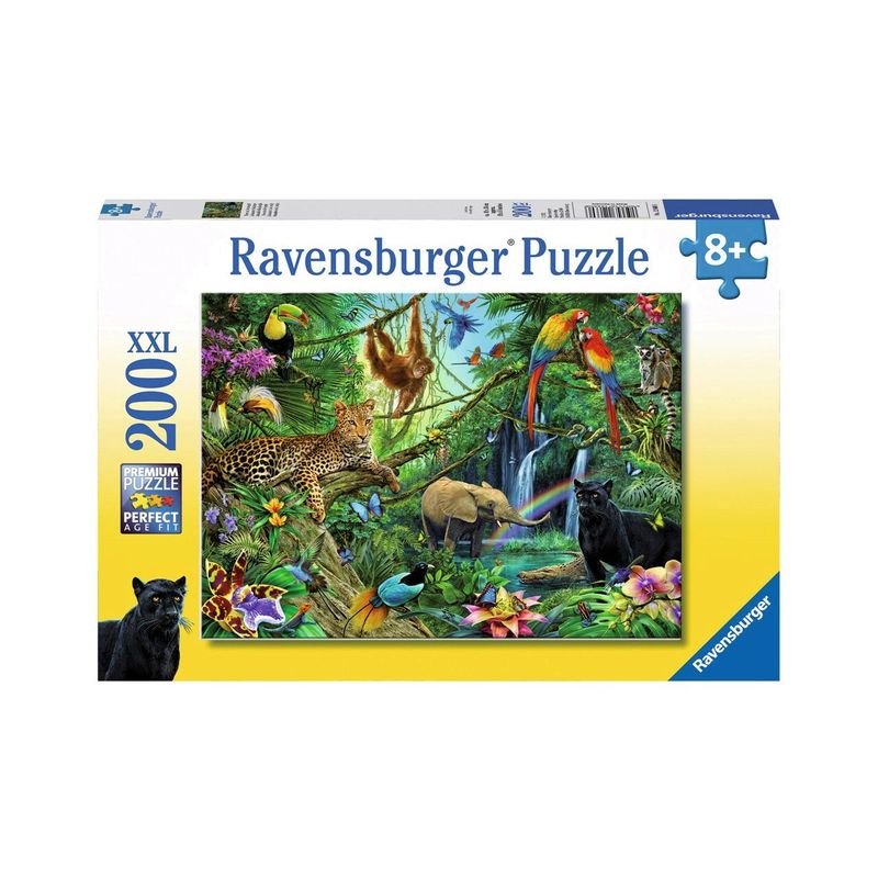 Jucarii, Copii si Bebe - Jucarii si jocuri - Jocuri si puzzle - Puzzle - Puzzle Ravensburger - Jungla, 200 piese - Infinity.ro