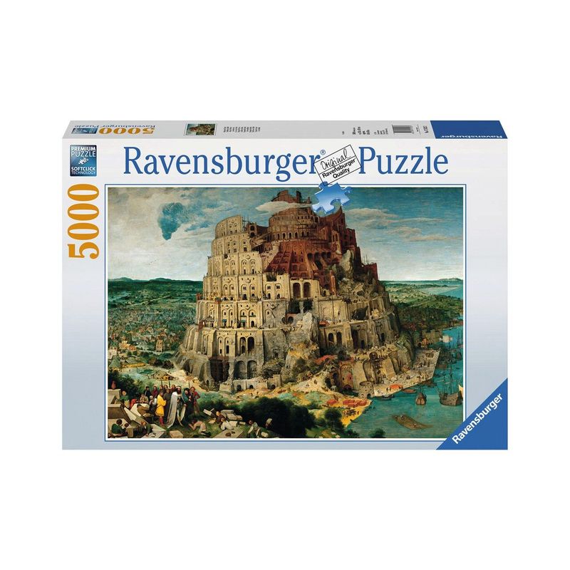 Jucarii, Copii si Bebe - Jucarii si jocuri - Jocuri si puzzle - Puzzle - Puzzle Ravensburger - Pieter Brueghel: Bruegel The Elder - Turnul Babel, 5000 piese - Infinity.ro