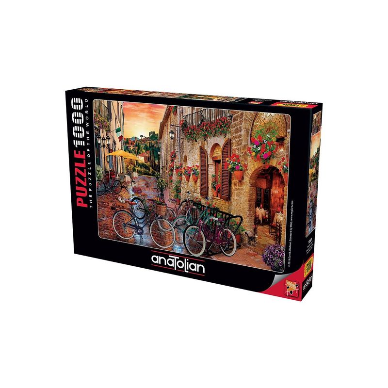 Jucarii, Copii si Bebe - Jucarii si jocuri - Jocuri si puzzle - Puzzle - Puzzle Anatolian - David Mc Lean: Biking In Tuscany, 1000 piese - Infinity.ro