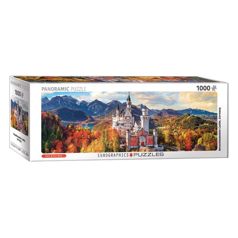 Jucarii, Copii si Bebe - Jucarii si jocuri - Jocuri si puzzle - Puzzle - Puzzle panoramic Eurographics - Neuschwanstein in Fall, 1000 piese - Infinity.ro
