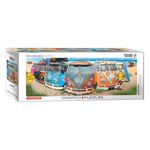 Jucarii, Copii si Bebe - Jucarii si jocuri - Jocuri si puzzle - Puzzle - Puzzle panoramic Eurographics - VW Bus - KombiNation, 1000 piese - Infinity.ro