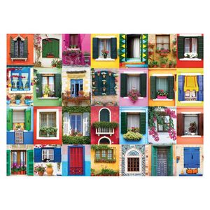 Puzzle Eurographics - Mediterranean Windows, 1000 piese