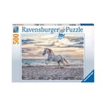 Jucarii, Copii si Bebe - Jucarii si jocuri - Jocuri si puzzle - Puzzle - Puzzle Ravensburger - Cal Pe Plaja, 500 piese - Infinity.ro
