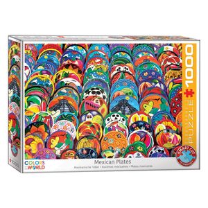 Puzzle Eurographics - Mexican Ceramic Plates, 1000 piese