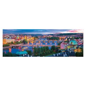 Puzzle panoramic Eurographics - Prague Czech Republic, 1000 piese