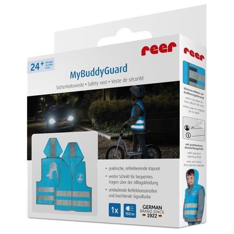 Jucarii, Copii si Bebe - Carucioare si articole de transport - Accesorii transport copii - Vestă de siguranță MyBuddyGuard "Dinozaur" albastru REER 53012 - Infinity.ro
