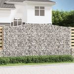 Casa si Gradina - Gradinarit si plante - Plante si ghivece - Ghivece si suporturi - Cosuri gabion arcuite, 8 buc 400x50x200/220 cm, fier galvanizat - Infinity.ro