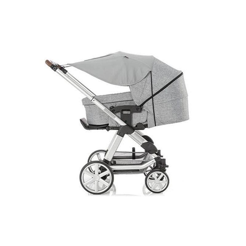 Jucarii, Copii si Bebe - Carucioare si articole de transport - Accesorii transport copii - Parasolar premium pentru carucioare bebelusi, protectie solara UPF 50+, gri, Reer ShineSafe Premium 84121 - Infinity.ro