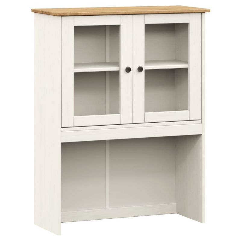 Casa si Gradina - Mobilier - Comode si corpuri - Comode - Dulap superior comoda „VIGO”, alb, 78x30x100 cm, lemn masiv pin - Infinity.ro