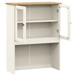 Casa si Gradina - Mobilier - Comode si corpuri - Comode - Dulap superior comoda „VIGO”, alb, 78x30x100 cm, lemn masiv pin - Infinity.ro