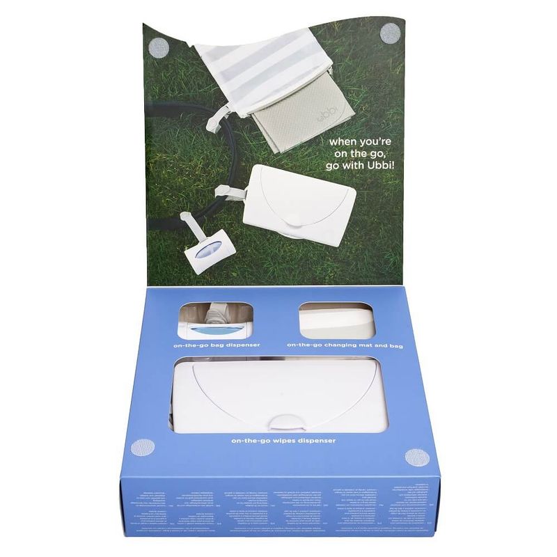 Jucarii, Copii si Bebe - Scutece si consumabile copii - Cutii si cosuri depozitare scutece - Set cadou calatorie Ubbi On The Go - Infinity.ro