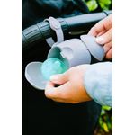 Jucarii, Copii si Bebe - Hrana si alaptare - Biberoane, suzete si accesorii hranire - Suzete si accesorii - Suport suzeta portabil Ubbi On The Go gri - Infinity.ro