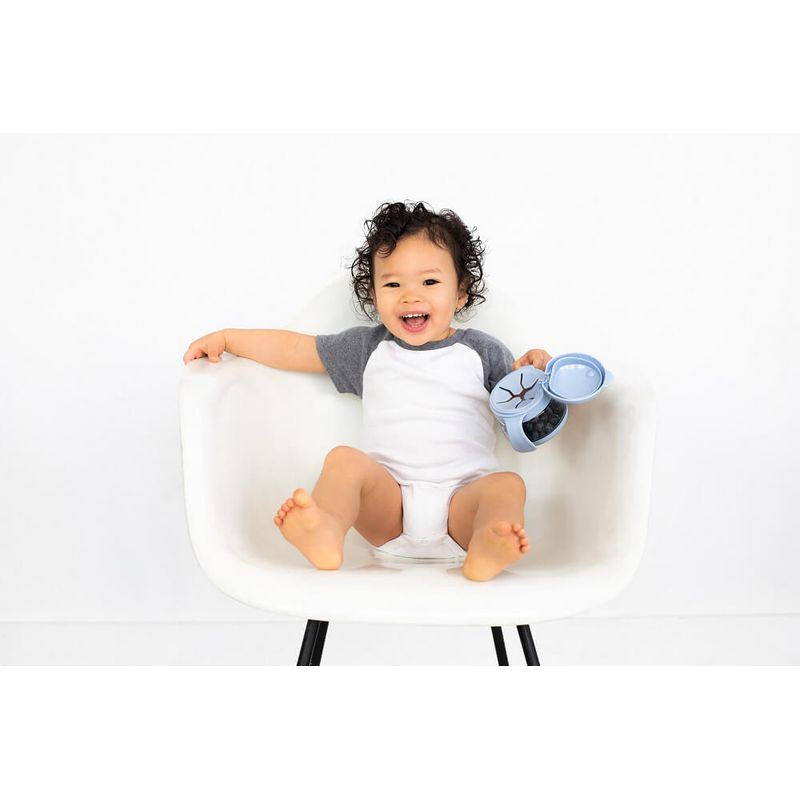 Jucarii, Copii si Bebe - Hrana si alaptare - Biberoane, suzete si accesorii hranire - Articole hranire bebelusi - Cana pentru gustare Ubbi bleu deschis - Infinity.ro