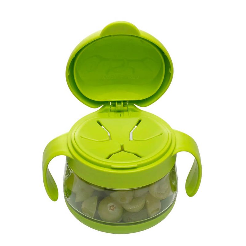 Jucarii, Copii si Bebe - Hrana si alaptare - Biberoane, suzete si accesorii hranire - Articole hranire bebelusi - Set cani pentru gustare Ubbi bleu si verde - Infinity.ro