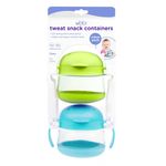 Jucarii, Copii si Bebe - Hrana si alaptare - Biberoane, suzete si accesorii hranire - Articole hranire bebelusi - Set cani pentru gustare Ubbi bleu si verde - Infinity.ro