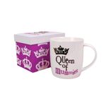 Casa si Gradina - Bucatarie si vesela - Cani si pahare - Cani si cesti - Cana cu mesaj Queen of Mummies - Infinity.ro