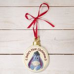 Casa si Gradina - Decoratiuni - Decoratiuni de sezon - Disney Magical Beginnings - Placuta pentru primul Craciun Eeyore - Infinity.ro