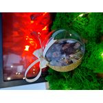 Casa si Gradina - Decoratiuni - Decoratiuni de sezon - Glob de Craciun personalizat cu poza ta si sclipici - Infinity.ro