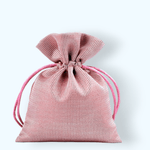 Market - Cadouri - Pungi cadou si accesorii - Saculet satinat cu lurex pentru cadouri 10 x 13 cm Roz auriu - Infinity.ro
