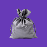 Market - Cadouri - Pungi cadou si accesorii - Saculet din satin pentru cadouri Crisalida,13 x 18 cm, Argintiu - Infinity.ro