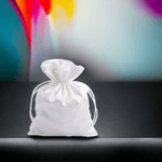 Market - Cadouri - Pungi cadou si accesorii - Saculet din satin pentru cadouri Crisalida, 13 x 18 cm, Alb - Infinity.ro