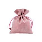 Market - Cadouri - Pungi cadou si accesorii - Saculet satinat cu lurex pentru cadouri 10 x 13 cm Roz auriu - Infinity.ro