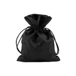 Market - Cadouri - Pungi cadou si accesorii - Saculet din satin pentru cadouri Crisalida, 13 x 18 cm, Negru - Infinity.ro