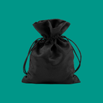 Market - Cadouri - Pungi cadou si accesorii - Saculet din satin pentru cadouri Crisalida, 13 x 18 cm, Negru - Infinity.ro