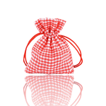 Market - Cadouri - Pungi cadou si accesorii - Saculet textil decorativ pentru cadou, 10 x 13 cm, Rosu - Infinity.ro