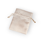 Market - Cadouri - Pungi cadou si accesorii - Saculet satinat cu lurex pentru cadouri Crisalida, 10 x 13 cm, Bej auriu - Infinity.ro