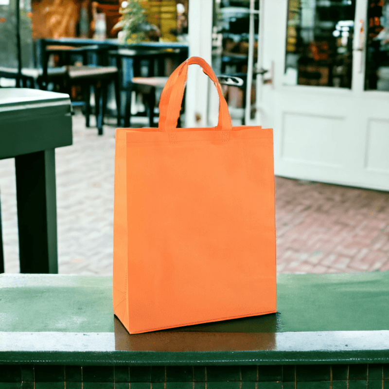 Market - Bacanie - Alte articole bacanie - Sacosa cumparaturi Non-Woven, 34 x 40 cm, Portocaliu - Infinity.ro