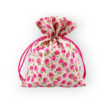 Market - Cadouri - Flori si aranjamente - Saculet textil pentru cadouri 13 x 18 cm Trandafiri - Infinity.ro