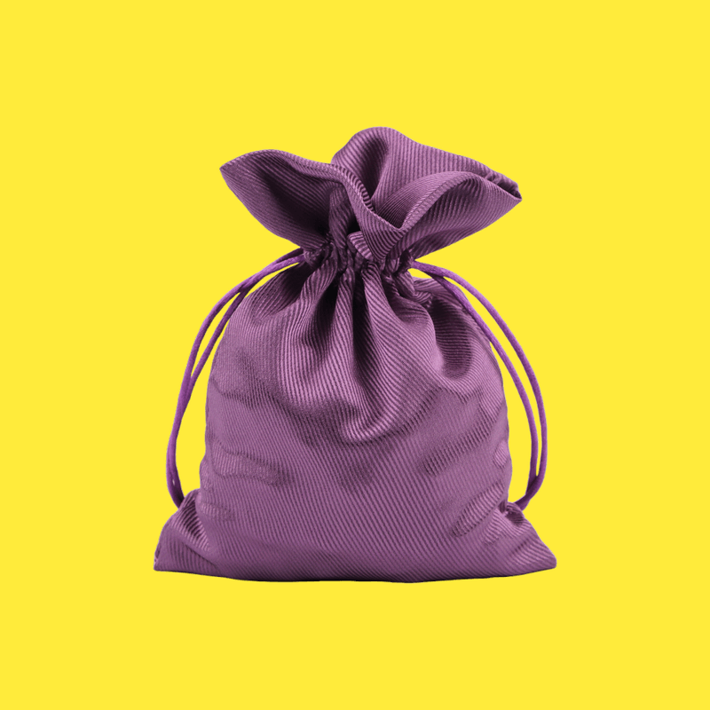 Market - Cadouri - Pungi cadou si accesorii - Saculet din satin pentru cadouri Crisalida, 13 x 18 cm, Violet - Infinity.ro